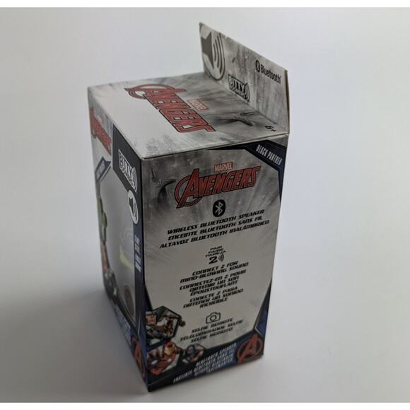 MARVEL Bitty Boomers Black Panther Black Light Mini Bluetooth Speaker NEW SEALED - Picture 3 of 6